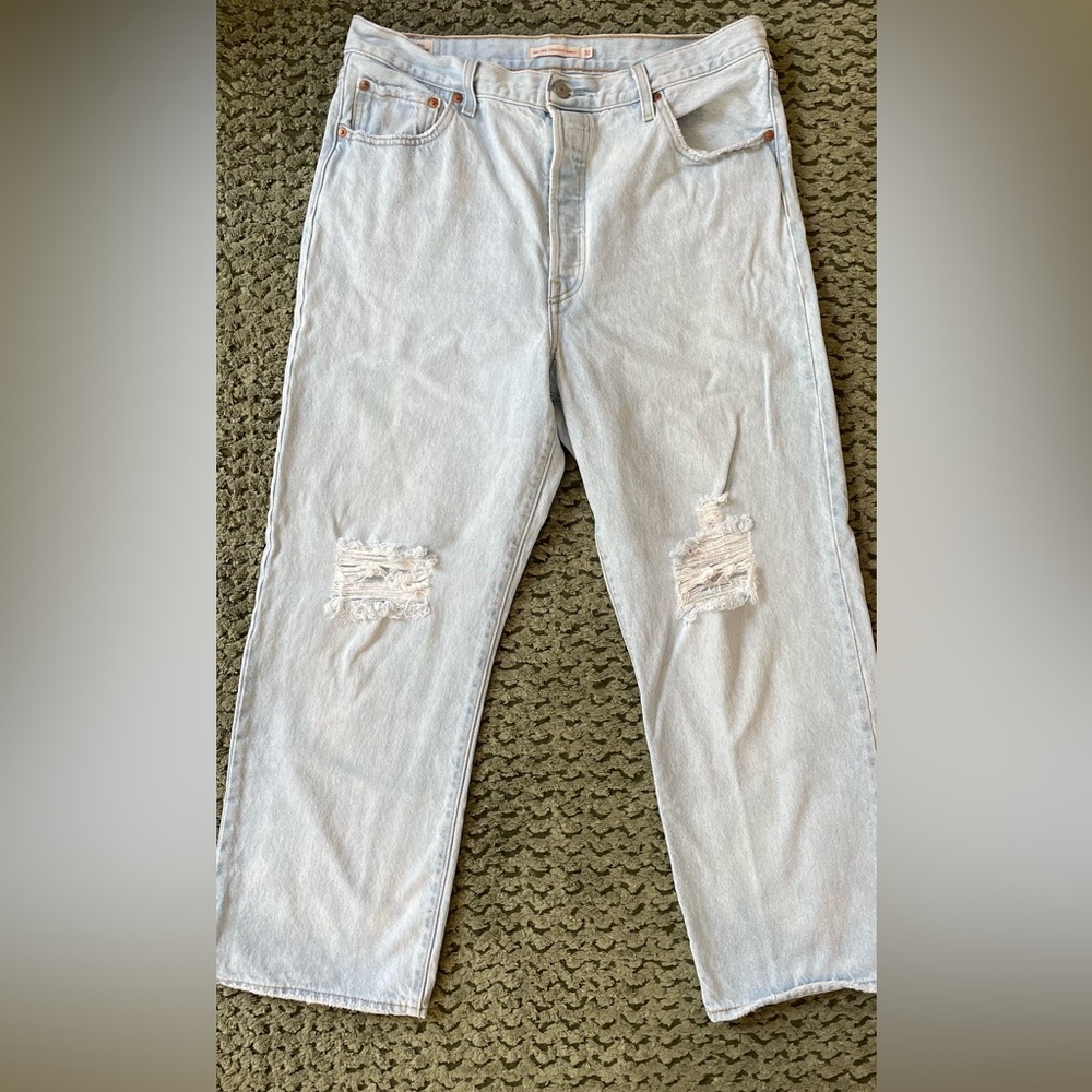 Light Blue Ribcage Levi’s